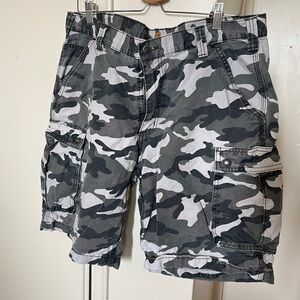 Vintage Rare Camou Carhartt Cargo Shorts 38
